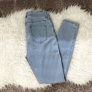🤍 Pacsun light blue super high rise jeggings